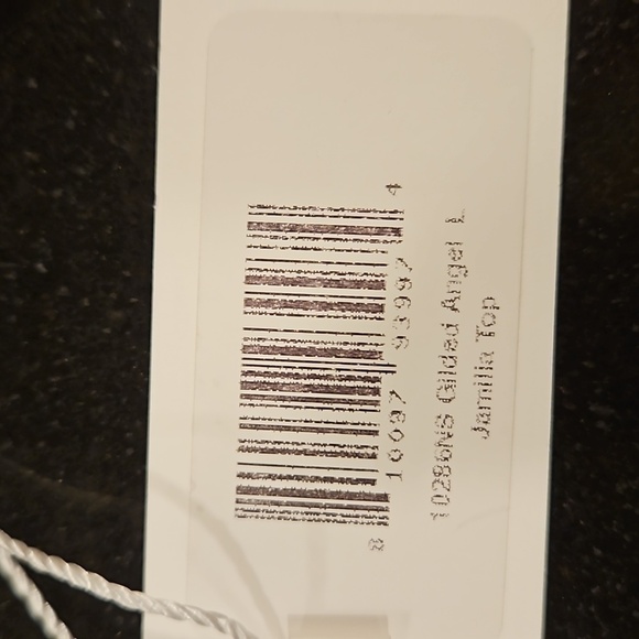 💕FRANKIES BIKINIS💕 Jamilla Iridescent String Top ~ Gilded Angel Large L NWT - Picture 10 of 10